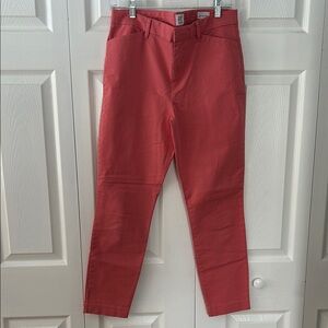 GAP Coral Skinny Ankle Khakis Sz 8